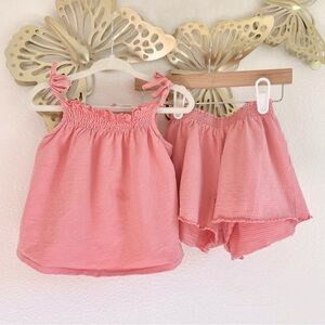 Zara Pink Textured Matching Set